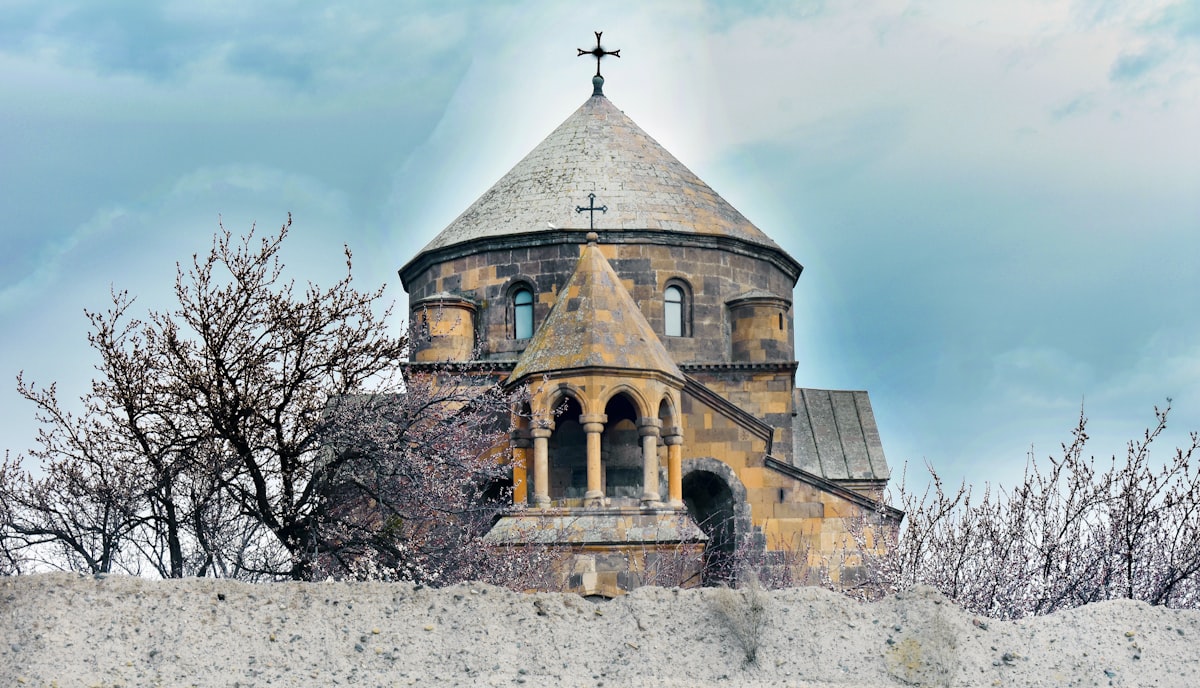 Saint Hripsime Church with conical dome at Vagharshapat, Etchmiadzin, Armenia