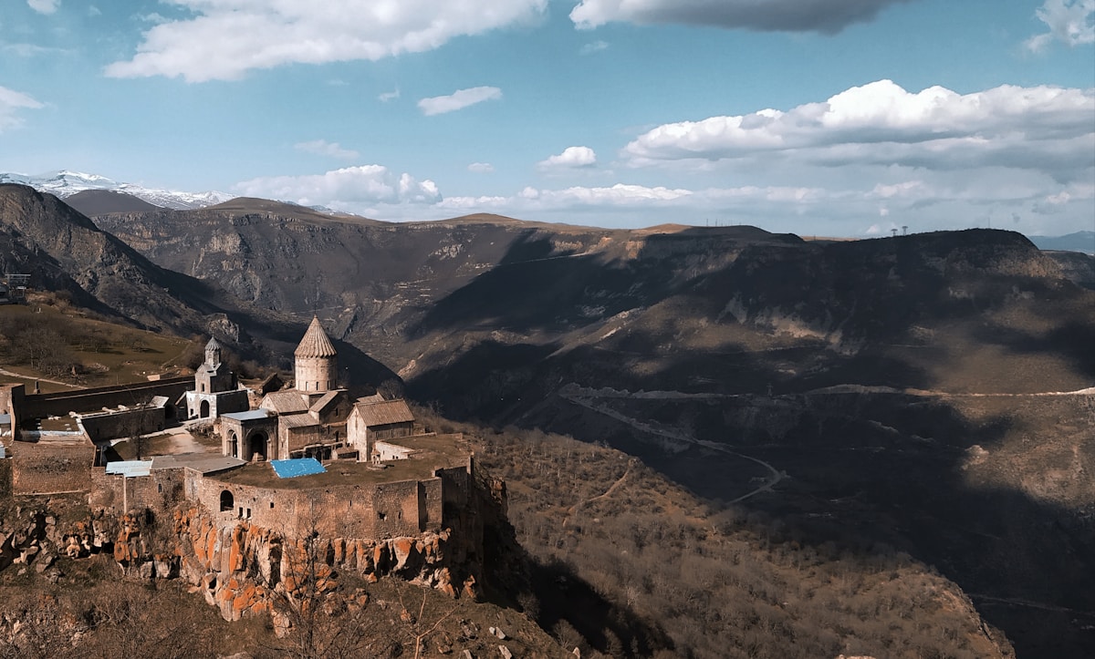 Tatev Monastery perched on a mountain in southern Armenia — guided tours