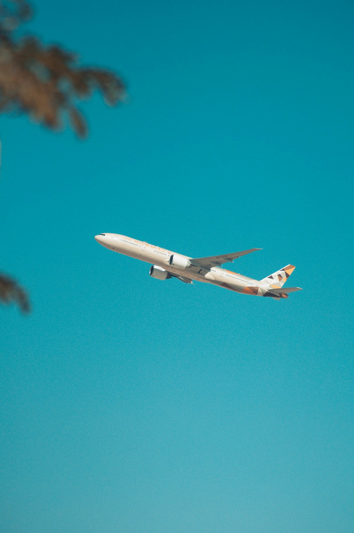 Commercial airplane in flight — guide to flights to Armenia
